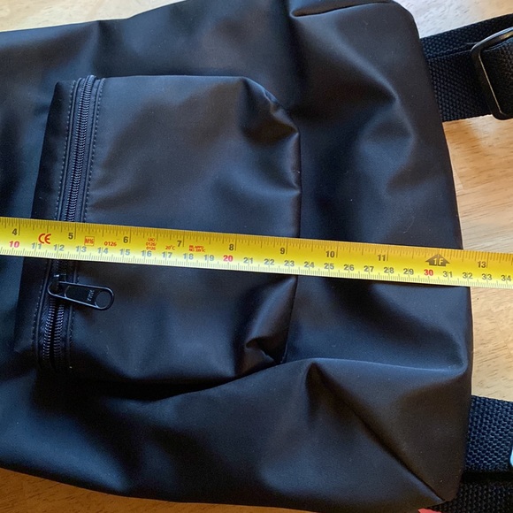 Kate spade black nylon backpack 11x12” in great condition - Picture 3 of 8